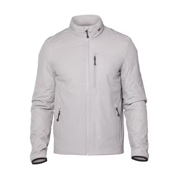 Ministry of Supply Aurora Insulated Full Zip Hood Jacket Green Gray Men Large - Picture 10 of 12